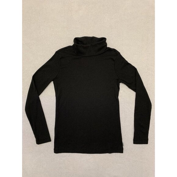 Eddie Bauer Women’s Black Turtleneck Long sleeve 60% Cotton - Picture 1 of 7
